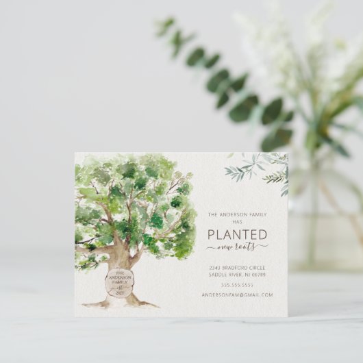 新しいルーツオークの木の移動のお知らせ 招待状 (スタンド正面)