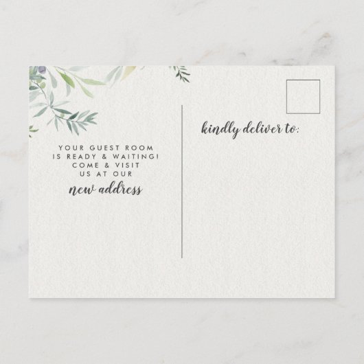 新しいルーツオークの木の移動のお知らせ 案内ポストカード (裏面)