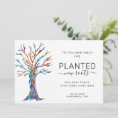 新しいルーツツリーの移動告知 案内状 (スタンド正面)