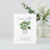 新しいルーツ引っ越しました新しいホームポストカード ポストカード (スタンド正面)