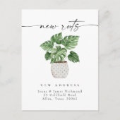 新しいルーツ引っ越しました新しいホームポストカード ポストカード (正面)