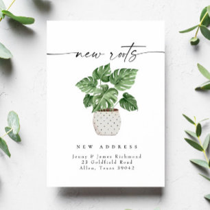 新しいルーツ引っ越しました新しいホームポストカード ポストカード