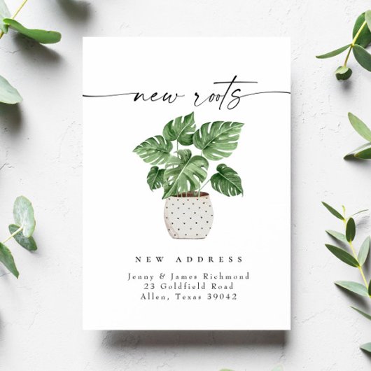 新しいルーツ引っ越しました新しいホームポストカード ポストカード