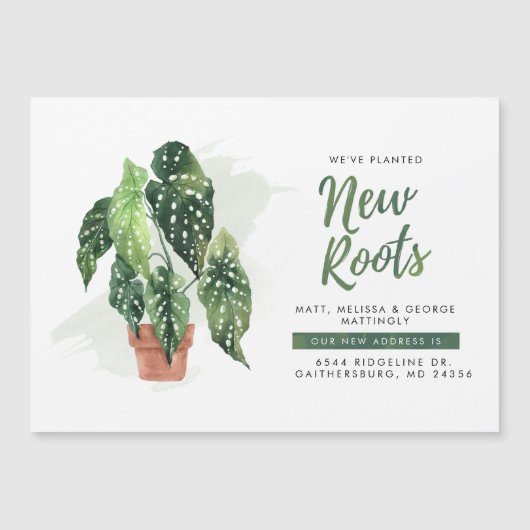 新しいルートへの新しいアドレスの移行のお知らせ (正面)