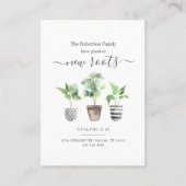 新しいルートへの新しいアドレスの移行のお知らせ 名刺 (正面)