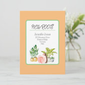 新しいルート/移動中のアナウンスカード 案内状 (スタンド正面)