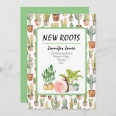 新しいルート/移動中のアナウンスカード 案内状 (正面/裏面)