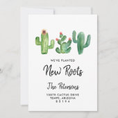 新しいルートIの移動アナウンスメントカード 案内状 (正面)