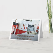 新しいレイクハウス**おめでとう** カード (正面)