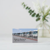 新しいレクリエーション車の列 名刺 (スタンド正面)