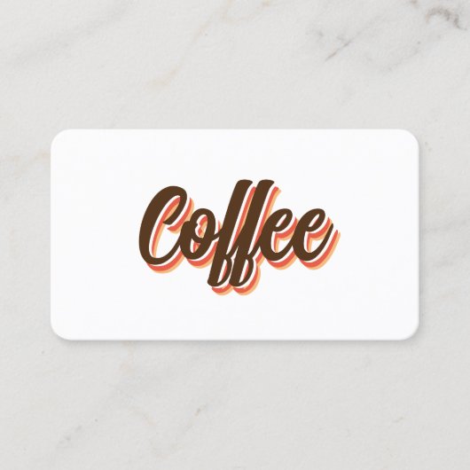 新しいレトロコーヒー 名刺 (正面)