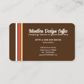 新しいレトロコーヒー 名刺 (裏面)