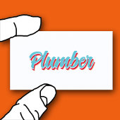 新しいレトロ配管工 名刺