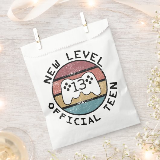 新しいレベル13公式10代の-オタク系の誕生日 フェイバーバッグ (クリップ留めされた状態)