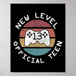 新しいレベル13公式10代の-オタク系の誕生日 ポスター