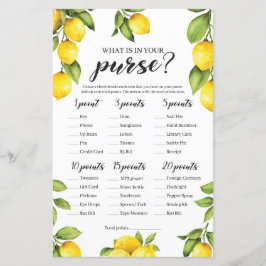 新しいレモンあなたの財布のベビーゲームの中にあるものを