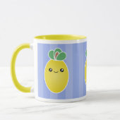 新しいレモンかわいいのマグ マグカップ (左)