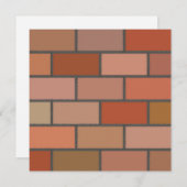 新しいレンガ壁のデザインパターン シーズンカード (正面/裏面)