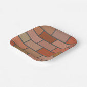 新しいレンガ壁のデザインパターン ペーパープレート (傾斜あり)