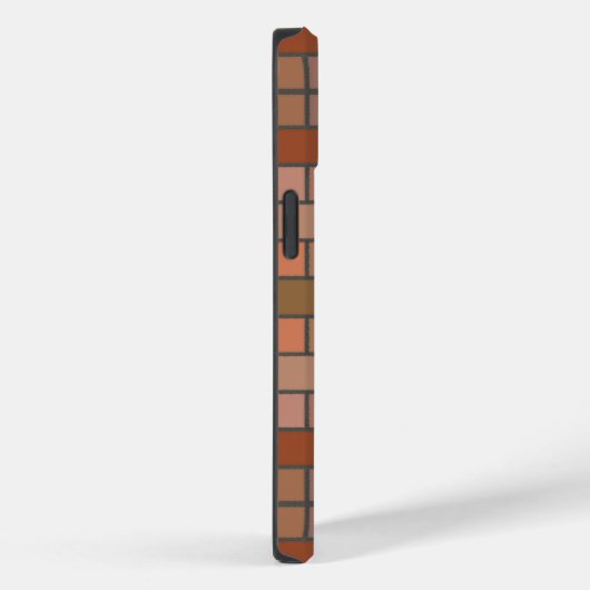 新しいレンガ壁のデザインパターン Case-Mate iPhoneケース (裏面 / 右)