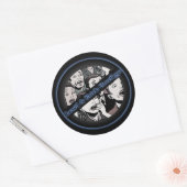 新しいロゴの1つ ラウンドシール (封筒)