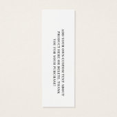 新しいロゴホワイトウェアのサイズ価格つるラベル (裏面)