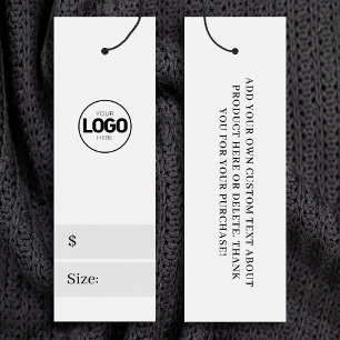 新しいロゴホワイトウェアのサイズ価格つるラベル