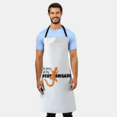 新しいロゴ付きキッチンエプロン エプロン (着用した状態)