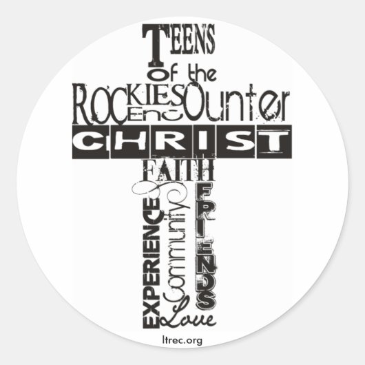 新しいロゴ – 簡易 ラウンドシール (正面)