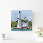 新しいロンドン港の灯台、CTの柱時計 スクエア壁時計 (ホーム)