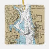 新しいロンドンCTチャート セラミックオーナメント (正面)
