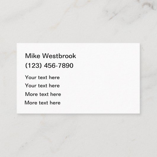 新しいローカル造園と芝生サービス 名刺 (裏面)