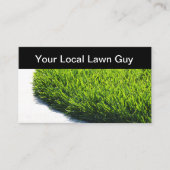 新しいローカル造園と芝生サービス 名刺 (正面)