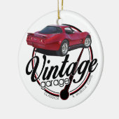 新しいヴィンテージガレージベット セラミックオーナメント (左)