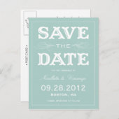 新しいヴィンテージ | セーブ・ザ・デート案内 案内ポストカード (正面/裏面)