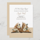 新しい一章が卒業パーティーを始める 招待状 (正面/裏面)