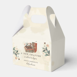 新しい一章が赤ちゃんのシャワーを始めようとしている フェイバーボックス