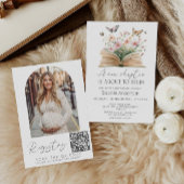 新しい一章が赤ちゃんのシャワーを始めようとしている 招待状