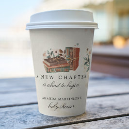 新しい一章が赤ちゃんのシャワーを始めようとしている 紙コップ