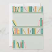 新しい一章が近々赤ちゃんシャワーを予約する 招待状 (裏面)