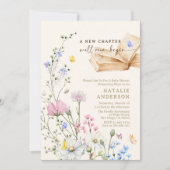 新しい一章が近々赤ちゃんシャワーを開く 招待状 (正面)