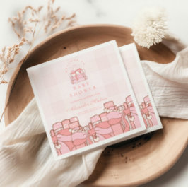 新しい一章が間もなく赤ん坊のシャワーを始める スタンダードカクテルナプキン