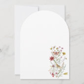 新しい一章が間もなく赤ん坊のシャワーを始める 招待状 (裏面)