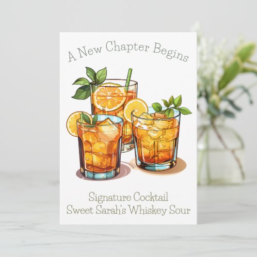 新しい一章でウイスキー酸っぱい看板が始まる 招待状 (スタンド正面)