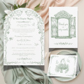 新しい一章で赤ちゃんエレガントのシャワーが始まる 招待状