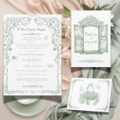 新しい一章で赤ちゃんエレガントのシャワーが始まる 招待状