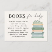 新しい一章で赤ちゃんシャワーのベビー エンクロージャーカード (正面)