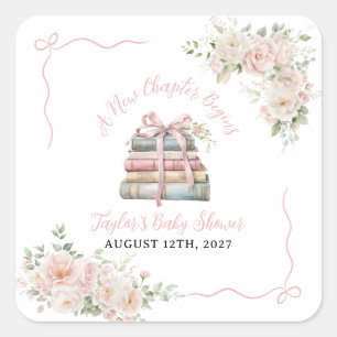 新しい一章で赤ん坊のシャワーが始まる スクエアシール