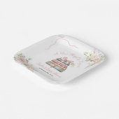 新しい一章で赤ん坊のシャワーが始まる ペーパープレート (傾斜あり)