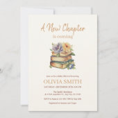 新しい一章来が花の本 招待状 (正面)